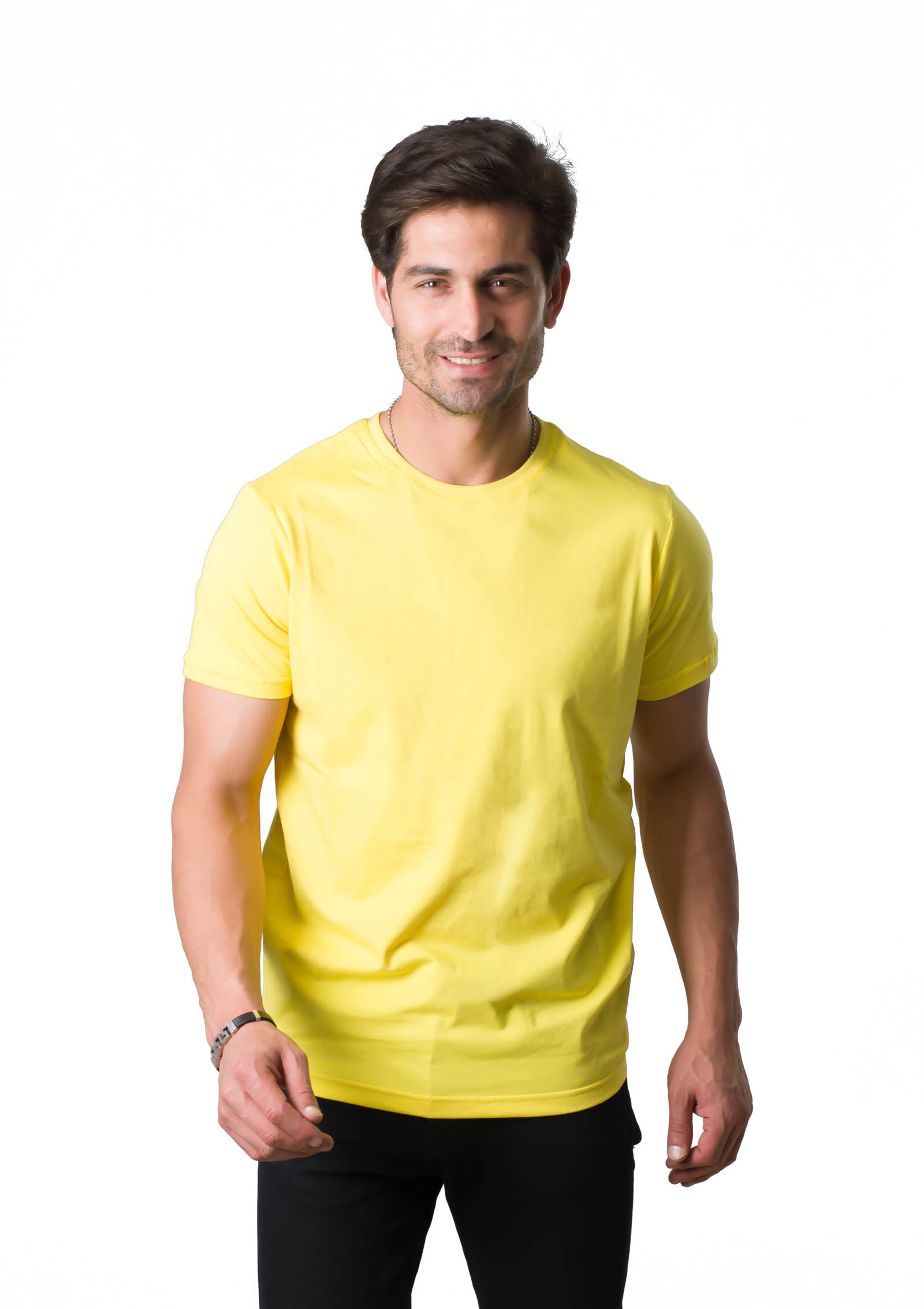 Round neck Yellow